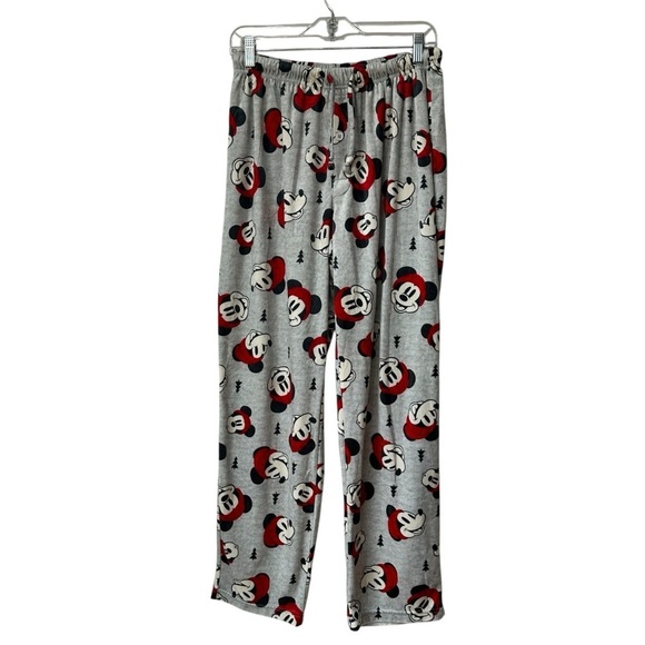 Disney Christmas Mickey Plush Pajama Pants, Large - Picture 1 of 6